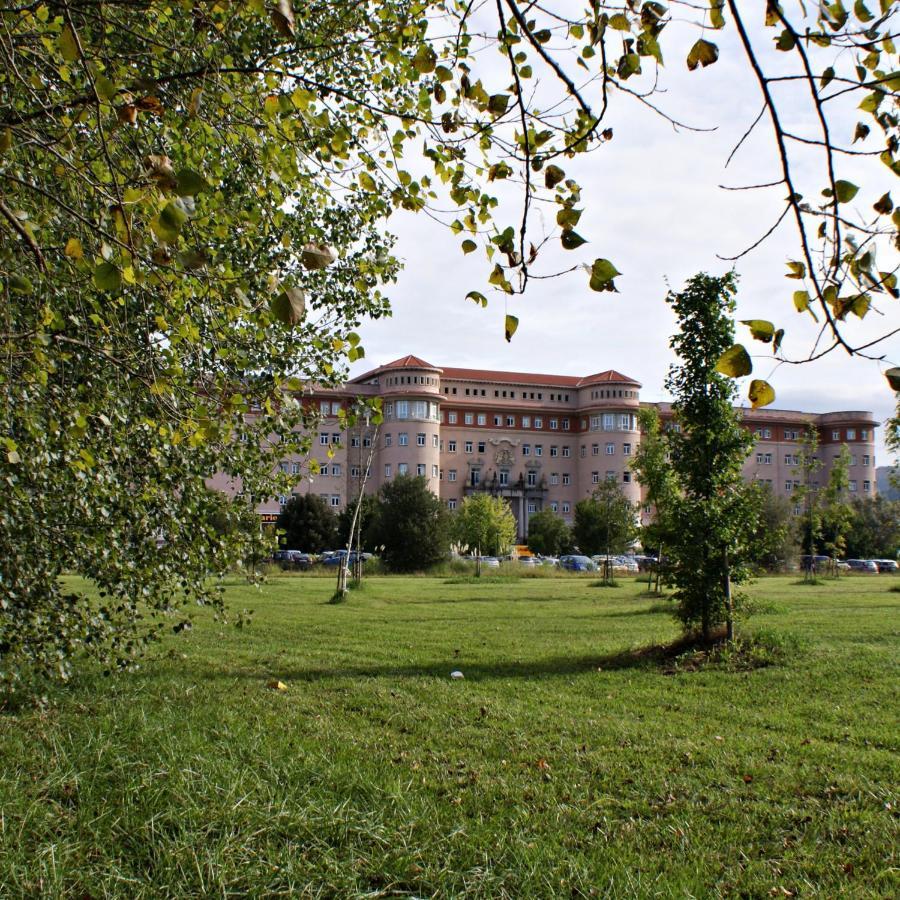Hotel Seminario Aeropuerto Bilbao Derio Buitenkant foto